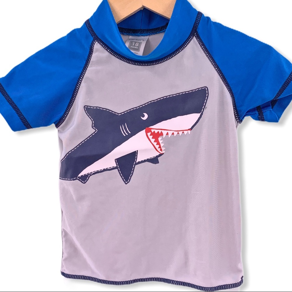 Carters shark rash guard 18 month‎